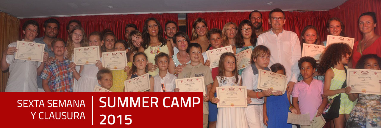 Sexta semana y clausura del Summer Camp 2015
