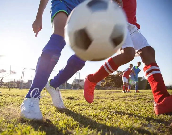 Folleto del campamento de fútbol